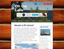 Tablet Screenshot of onthelake.net